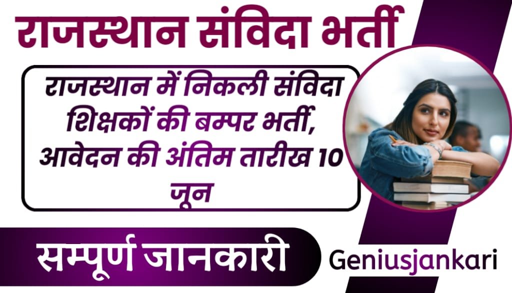 Rajasthan Samvida Bharti 2024