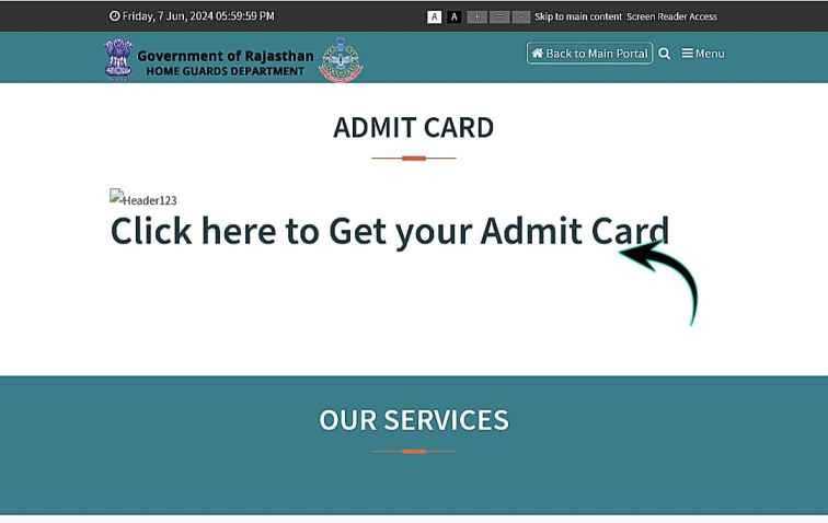 How To Download Rajasthan Home Guard Admit Card 2024
