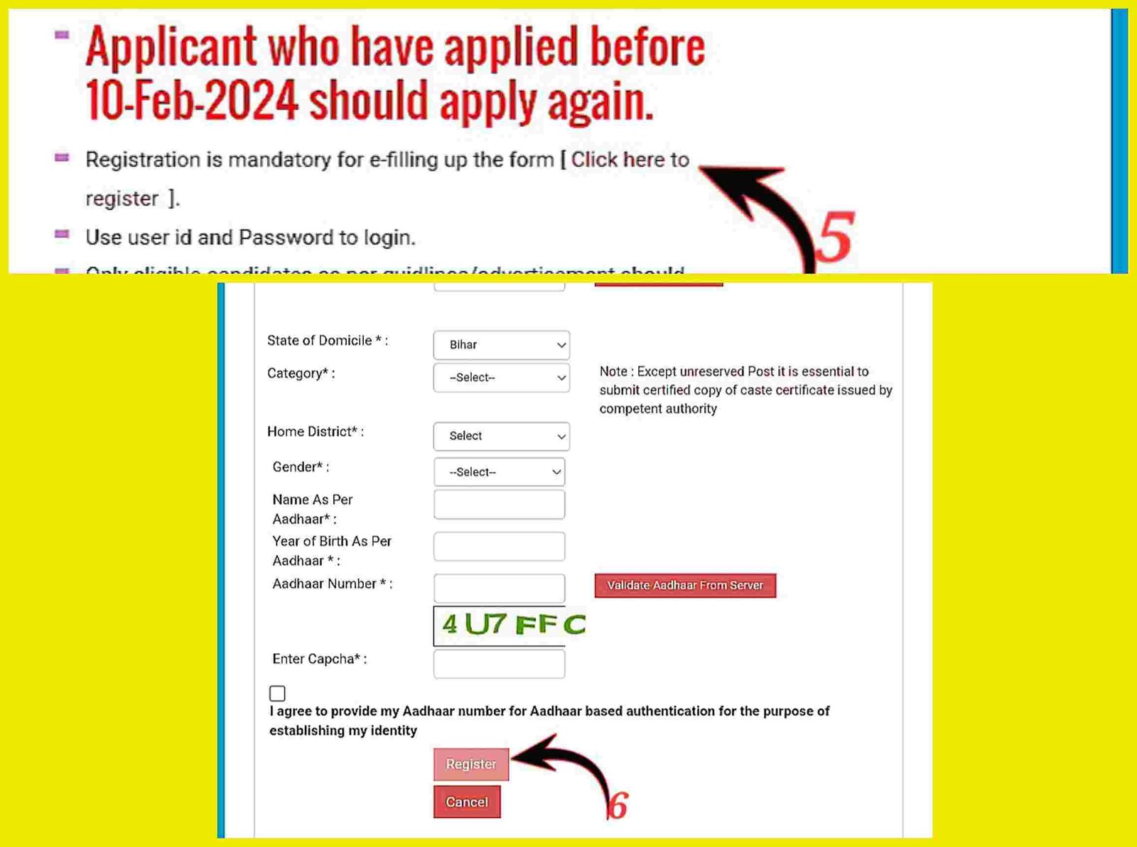 One Stop Centre Recruitment 2024 Register