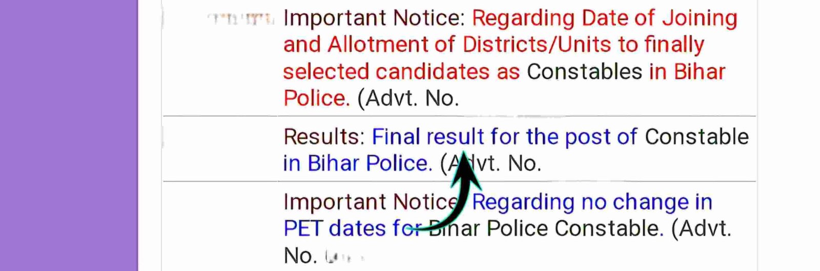 How To Download Bihar Police Constable Result 2024