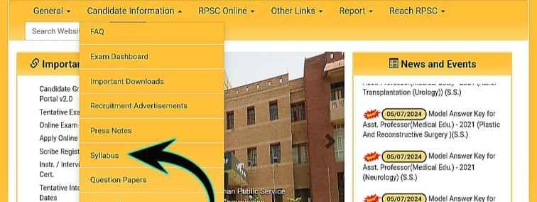 Rajasthan Deputy Jailor Syllabus PDF Download