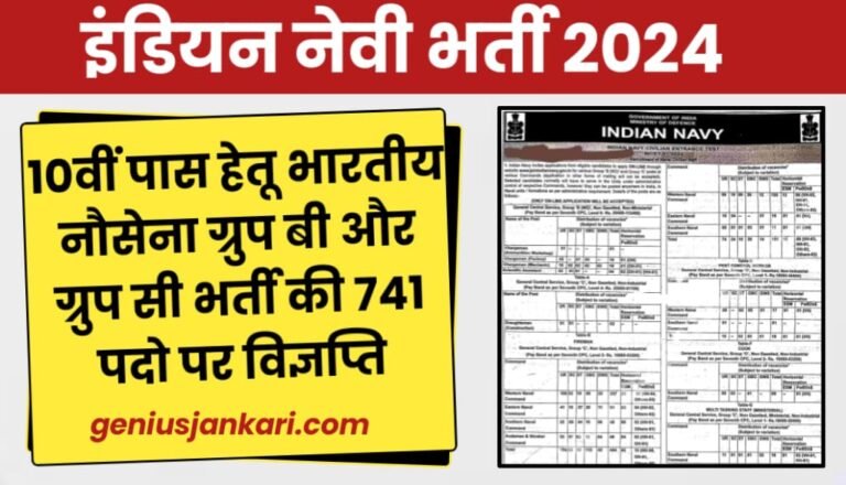 Indian Navy New Vacancy Notification