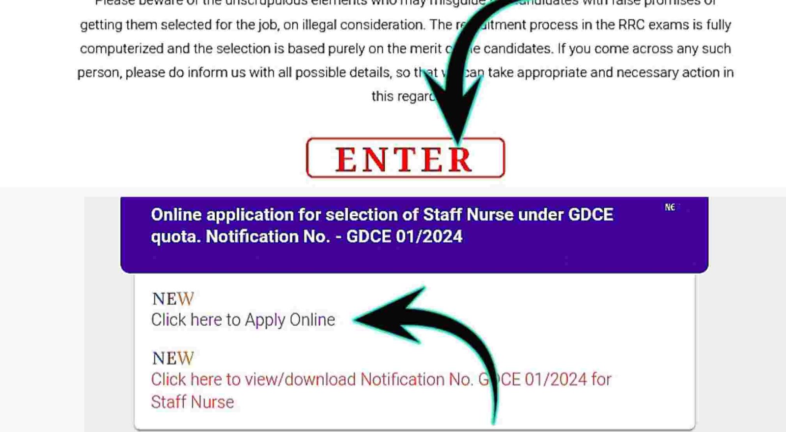 RRC CR Medical Staff Nurse Vacancy 2024 Application Form