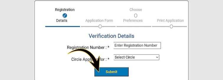 Submit Application Form For Bihar Gramin Dak Sevak Bharti