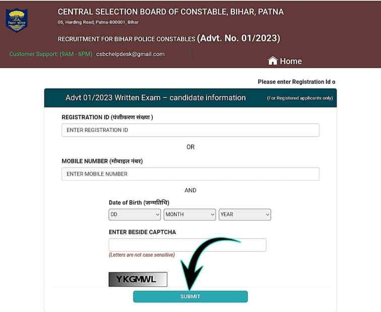 Bihar Constable Admit Card 2024 Download