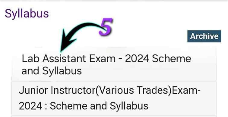 Download For Rajasthan Lab Assistant Syllabus 2025