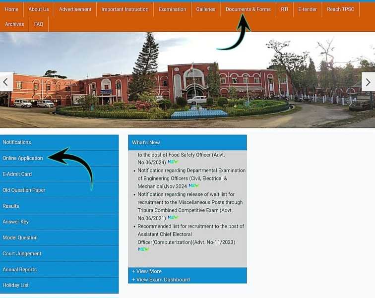 How to Apply Online for TPSC FSO Vacancy 2024