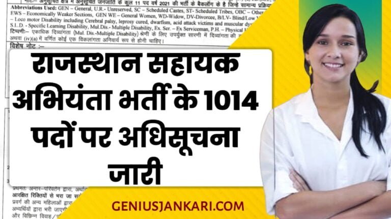 Rajasthan AE Vacancy 2024