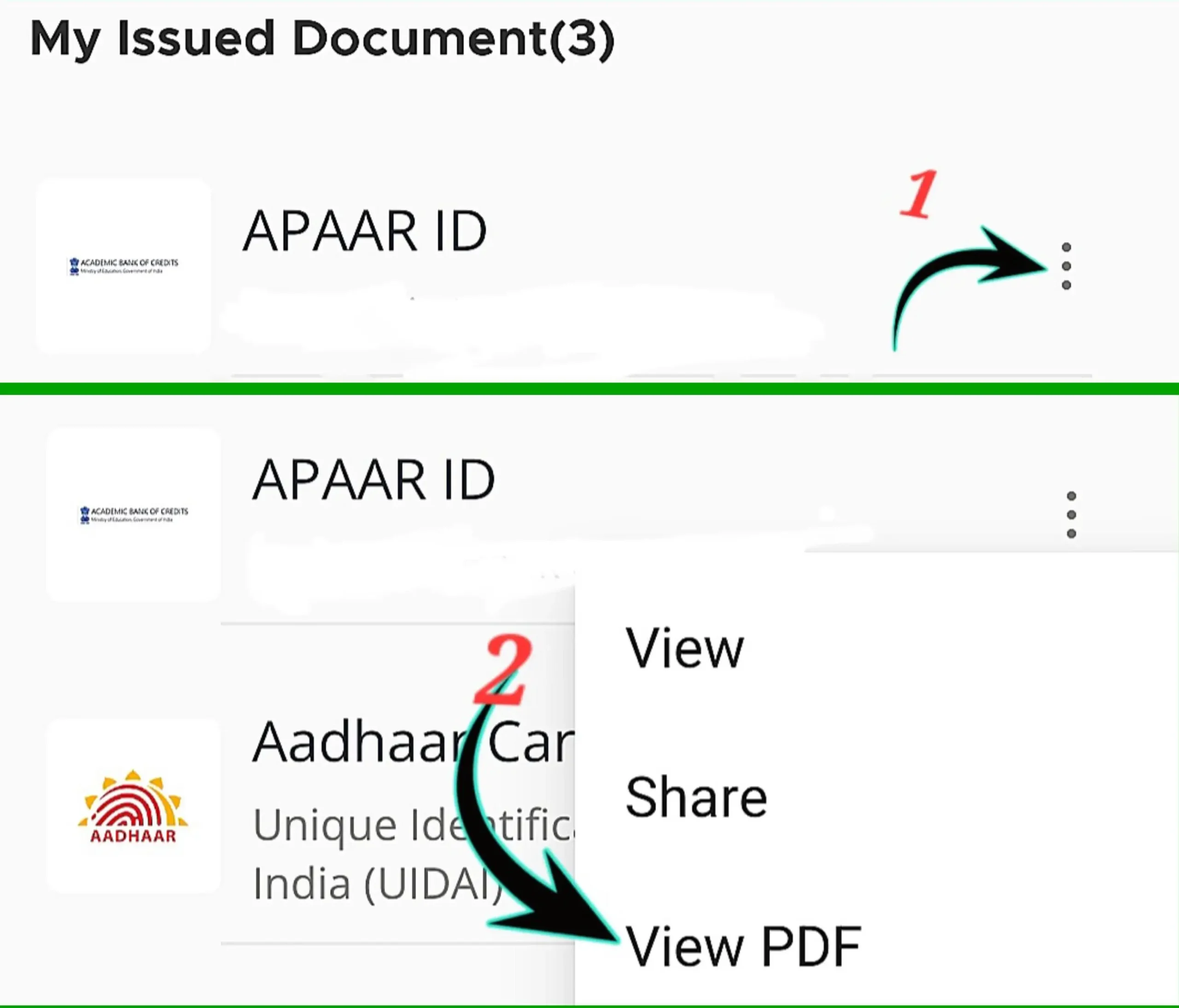 APAAR ID Card Download