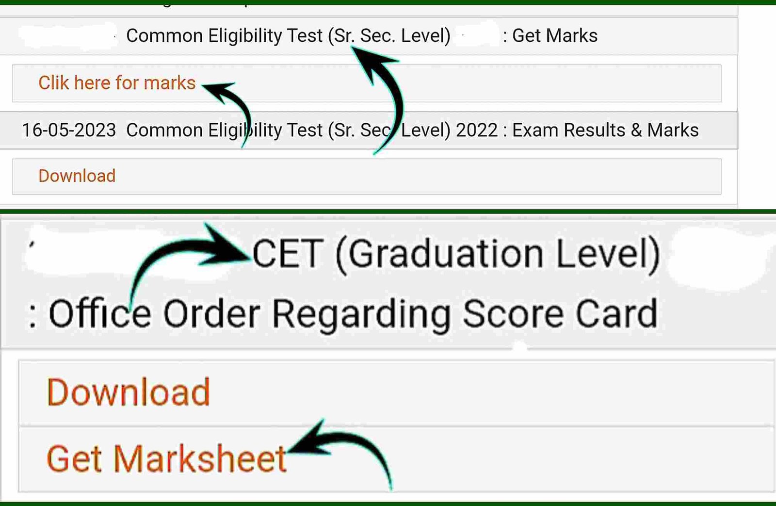 CET Score Card Kaise Check Kare