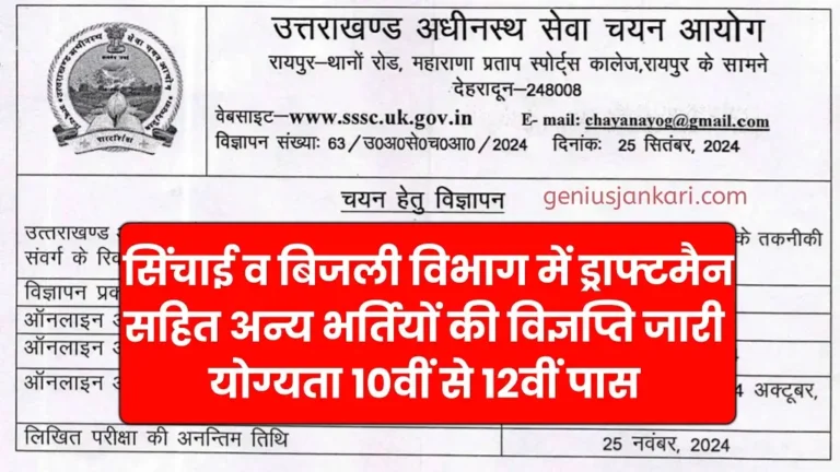 Electricity Draftsman Bharti 2024