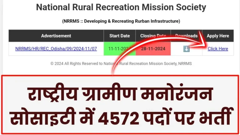 NRRMS Officer Vacancy 2024