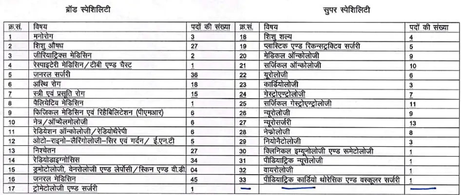 RPSC Assistant Professor Recruitment 2025 Post Details