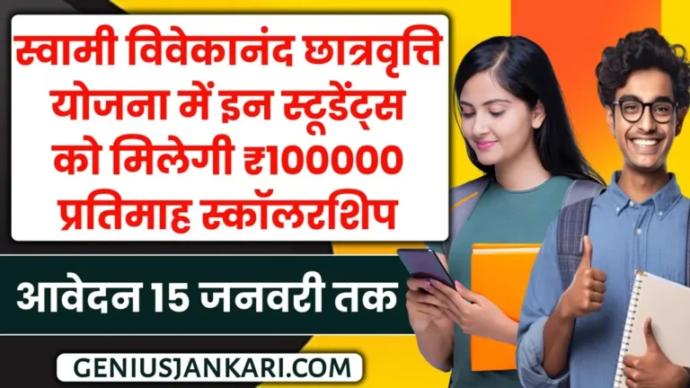 Swami Vivekanand Scholarship 2024-25