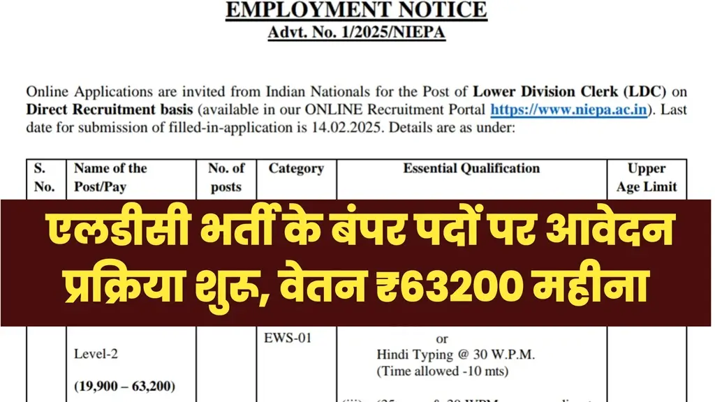 LDC Vacancy 2025