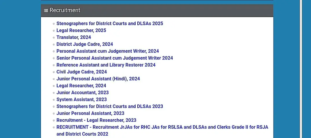 How To Apply Rajasthan High Court Group D Vacancy 2025