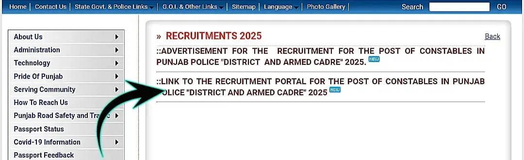 How to Apply for Police Constable Vacancy 2025