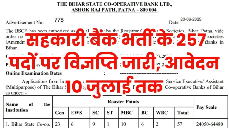 Co-operative Bank Vacancy 2025